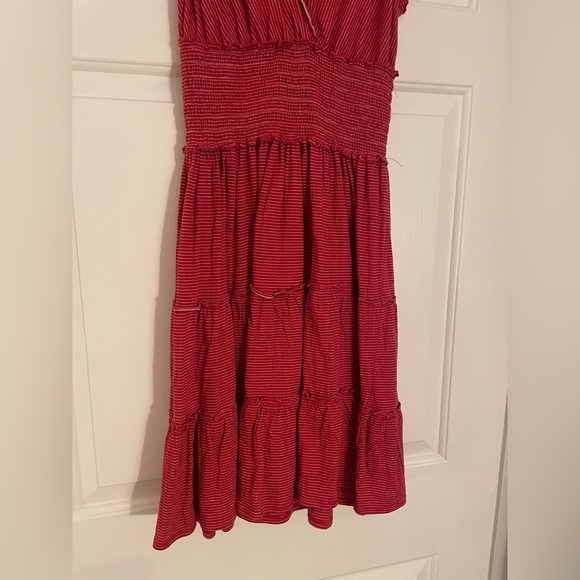 Max Studio Red stripped dress - Picture 4 of 4